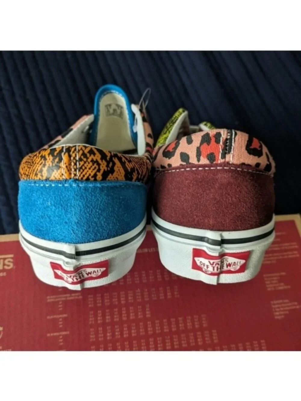 Vans Era Patchwork Leopard Snake Women 5.5 VNOA4BV401R Multicolor 0826
